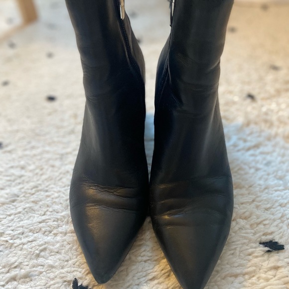Steve Madden Leather Black Boots - Size 7.5 - Picture 5 of 5